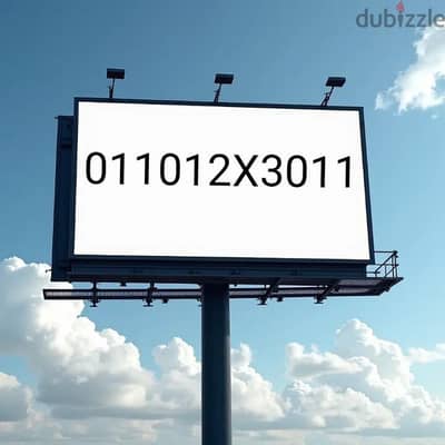 رقم خرافي فى النطق والشكل وبسعر لقطه