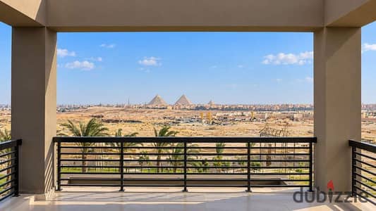 فيلا 313م بريم لوكيشن في PX-Palm Hills فيو مميز علي الاهرمات بجوار جولف فيوز