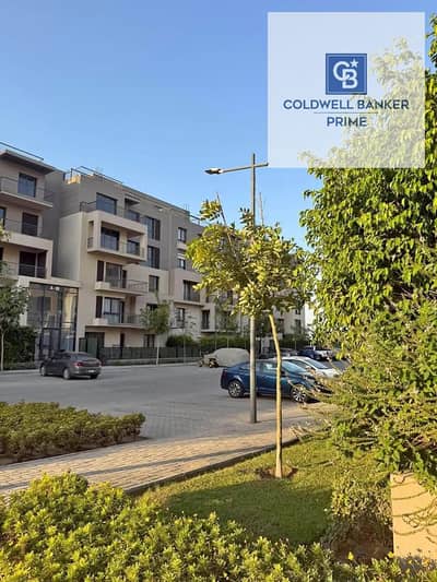 3-bedroom apartment with a landscape view in the SODIC East compound. Ready for immediate occupancy; semi-finished (paint-ready). Offered at an except