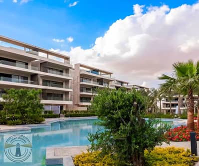 Luxury two-bedroom apartment in Lake View Residence compound, New Cairo.
