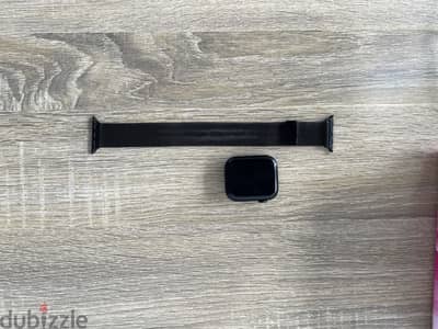 ساعة Apple watch midnight aluminum 45mm المقاس الكبير