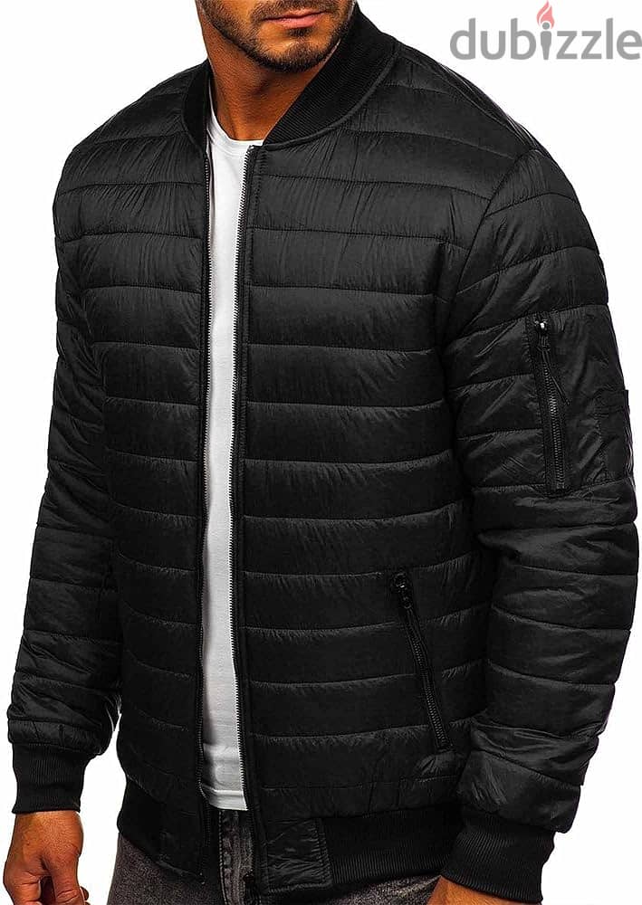 Bershka quilted puffer Jacket 2