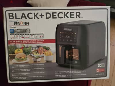 New Black + Decker airfyer