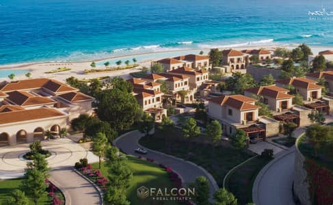 A standout sea-view townhouse at Modon Ras El Hekma literally a prime location with a distinctive double view featuring state-of-the-art fittings and