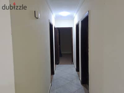 For rent, a 3-room apartment on the first floor with an elevator in Dar Misr Al-Qarnfal in the gathering.