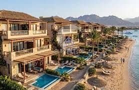 2غرف اطلالة رائعة خطوات من المارينا والبحر 5% مقدم على اطول فترة سداد في سوماباى البحر الاحمر
