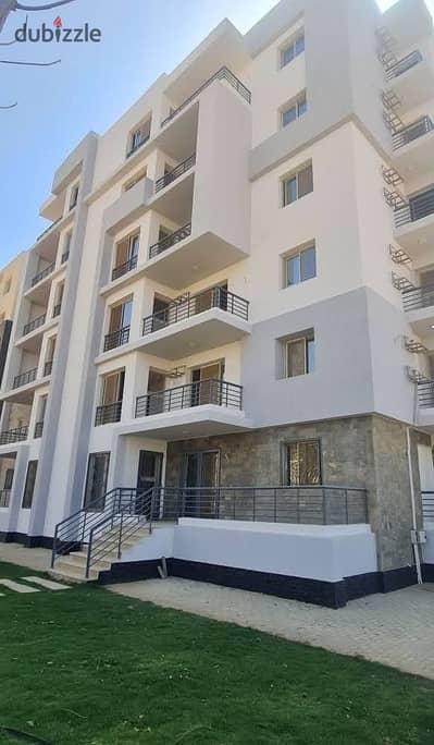 Immediate handover: Finished 150m² apartment with a garden in West View Compound, New Zayed (installment plan available).