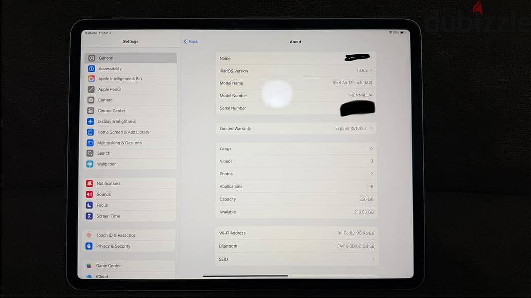 iPad Air 13-inch M3 5