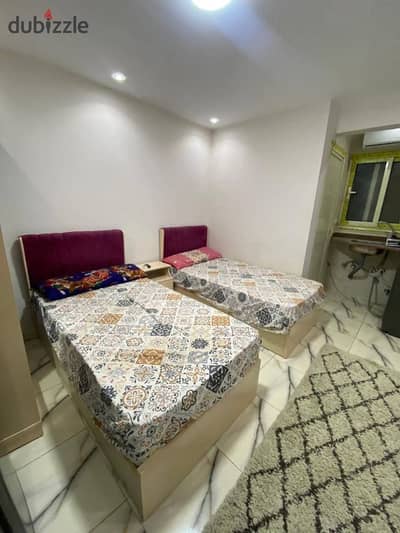 Studio for rent, Hay Al-Awl, 6 October, neighborhood eight, fourth floor, elevator