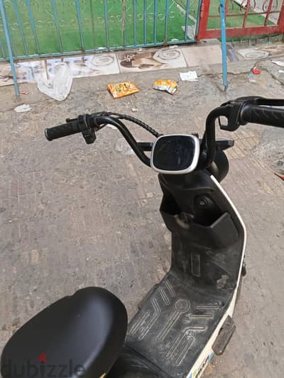اسكوتر كهرباء 450وات فيجوري  تعديل بالكامل  مفهوش اي حاجه