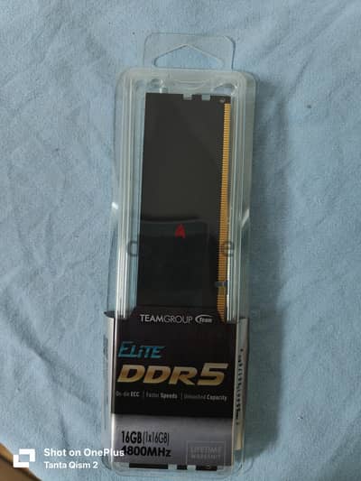 TEAMGROUP ELITE DDR5 Desktop Memory – 16GB (1x16GB) DDR5-4800 CL40