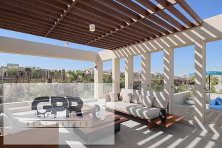 شقة غرفتين جاهزة للمعاينة  للبيع في كمبوند أو يست أكتوبر أوراسكوم بالتقسيط apartment for sale at owest