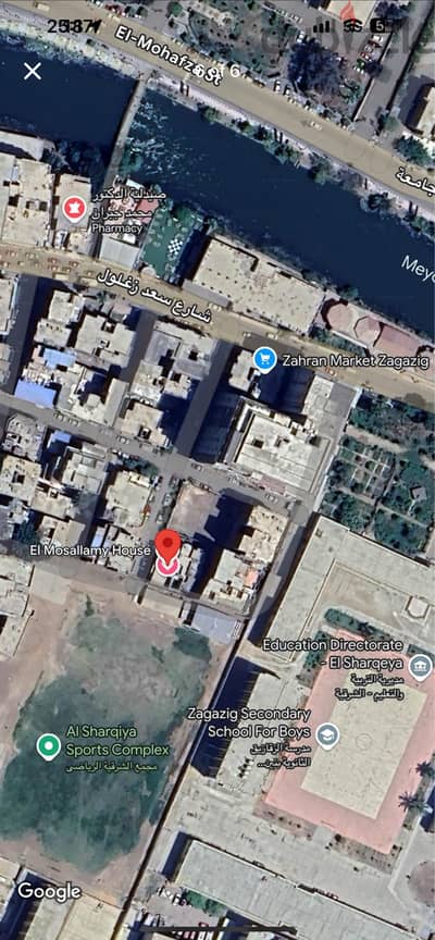 آخر قطعة ارض مباني سكنية تجارية للبيع في منشأة أباظة