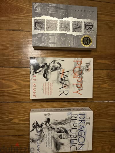 R. F. Kuang Books (The Poppy War, The Dragon Republic, Babel)