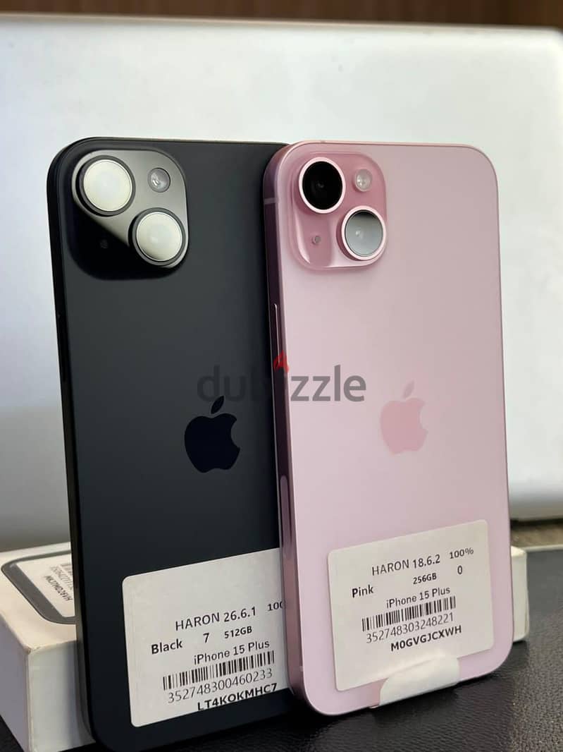 IPhone 15 plus 128_ 256_512GB . . original 1