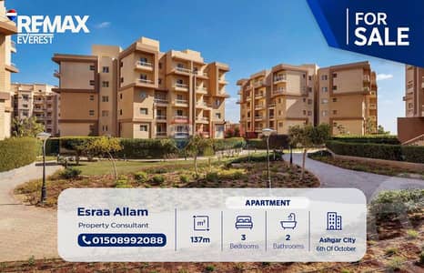 Spacious Apartment for Sale in Ashgar City - Prime Location - Spacious Layout - Premium Community - Semi Finished - Delivery 2027 - Great Opportunity