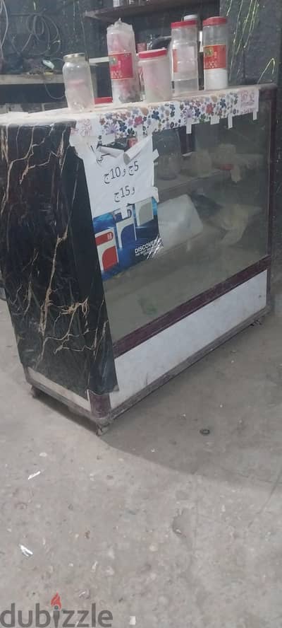 فترينة عرض 5رف زجاج