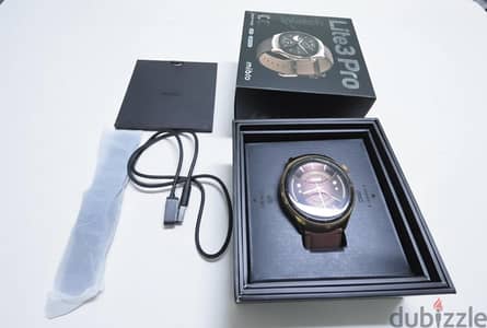 Mibmibro Lite 3 Pro Smart Watch – حالة ممتازة – كاملة بالعلبة