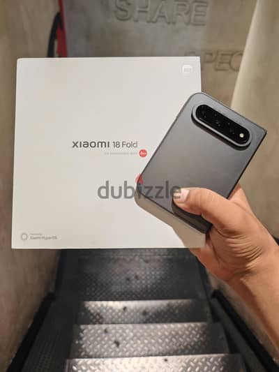 Xiaomi Mi 18 Fold 512/16  حاله ممتازه مدفوع ضربيه فتم كرتونه