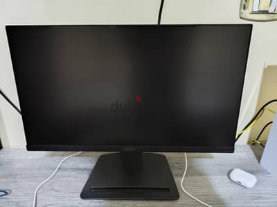 شاشة MSI PRO MP223 E2 100Hz بحالة الزيرو بالكرتونة