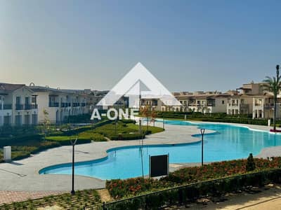 Twin house for sale with lagoon and lake view in the best location at Riva Salerno Bahri 100% in Marassi North Coast Sidi Abdel Rahman near marina