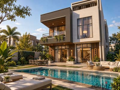 175 m² Garden Independent Villa in Green Belt – Enjoy Complete Privacy in New Zayed with Installments Over 10 Years