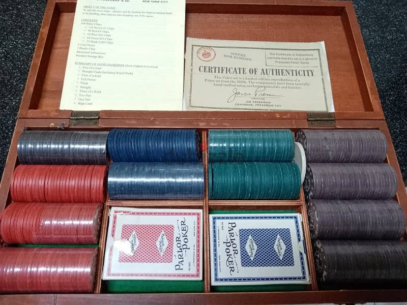 parlor set card game 1