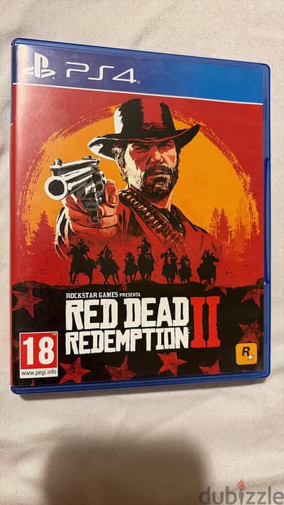 Red dead redmtion 2 ps4  بحاله الجديد
