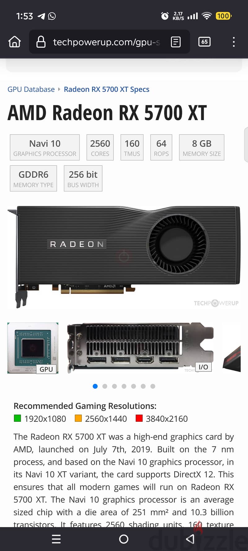 rx 5700 xt 9