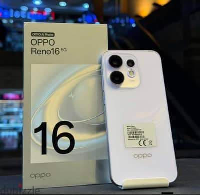 oppo Reno 16 5G ضمان مصري إستخدام اسبوع