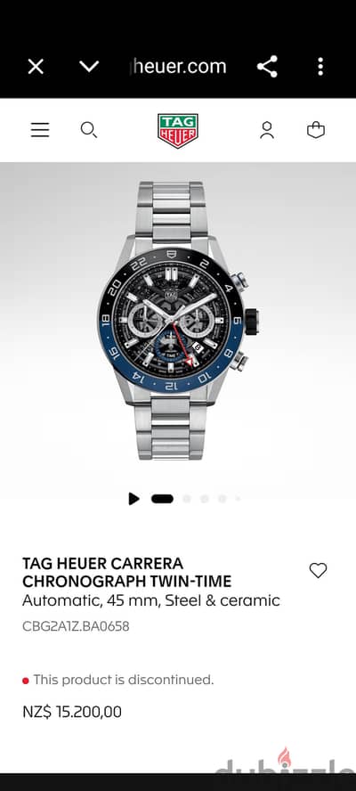 TAG HEUER CARRERA CHRONOGRAPH