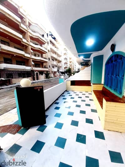 Ground floor apartment with private entrance for sale in Al-Ajami, Palm Beach, just a few steps from the sea
