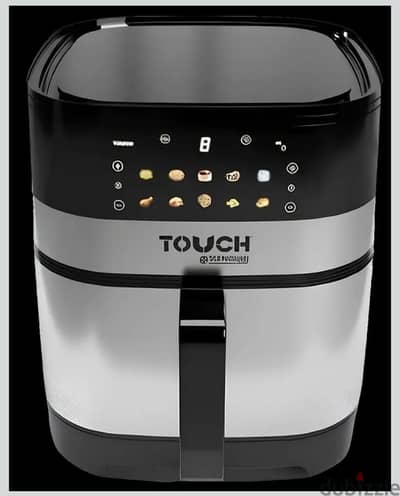 Air fryer touch 8 litre 2400 watt تم فتحة للتجربة فقط