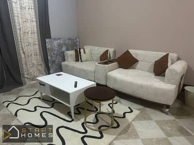 Furnished apartment for rent in Al-Rehab, in a prime location close to all amenities and transportation options, featuring high-end finishes