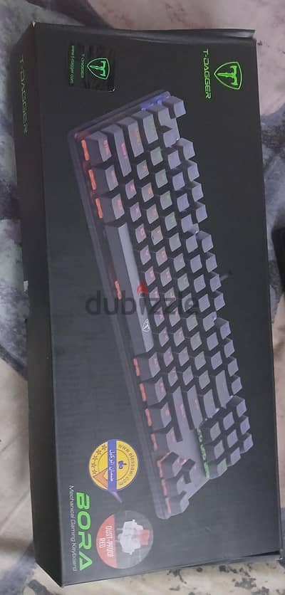 كيبورد T-Dagger BORA T-TGK313-2 RGB ميكانيكال – حالة ممتازة جدًا