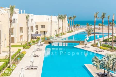اقل سعر شقة غرفتين استلام فوري متشطب أقساط 3 سنوات للبيع في مانجروف الجونة البحر الأحمر Mangrove Gouna