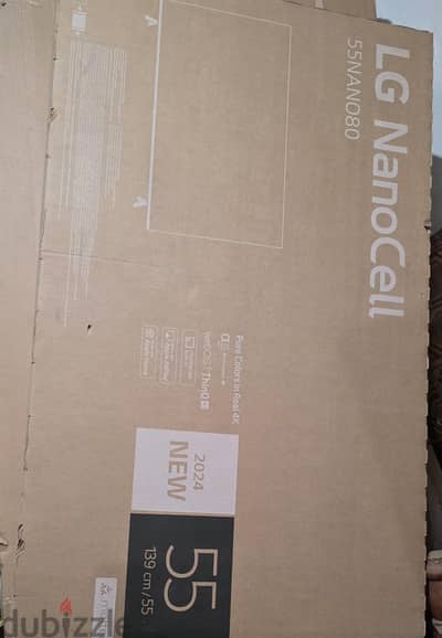 شاشة LG NanoCell 4K  ٥٥ بوصة جديدة بكل مشتملاتها