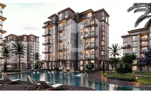 3-bedroom apartment in Hyde Park, New Cairo: 500,000 down payment, with a 10-year installment plan.