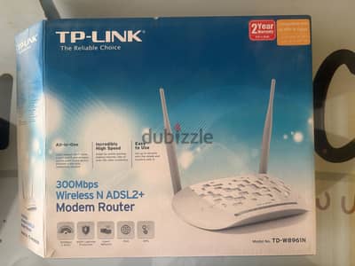 Tp link 300mbps wireless & adsl2