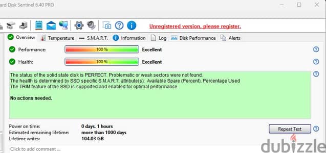 M. 2 nvme 512GB gen 4 micron 2500 100% health