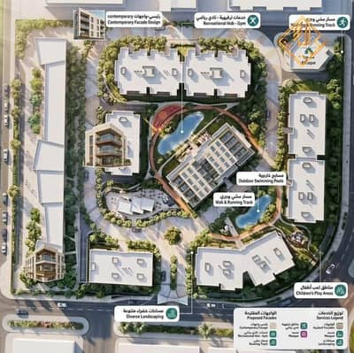 Apartment for sale in a prime location on Al-Wahat Road, with a 10-year installment plan.