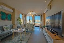 سعر الطرح شالية 3 غرف نوم  دايريكت على اللاجون فى الجونة البحر الاحمر من اورسكم
