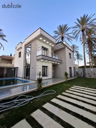 فيلا للبيع بكنج مريوط بالإسكندرية | 4 غرف ماستر + حمام سباحة | 8 مليون