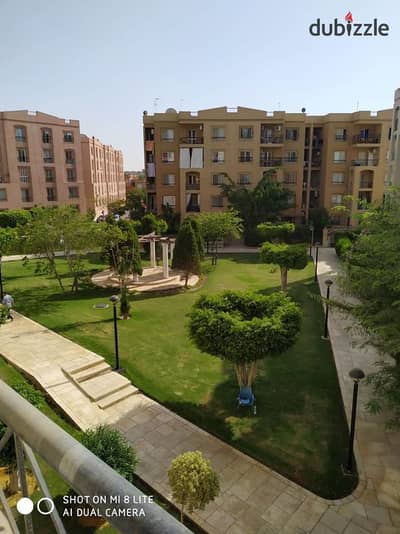 155 sqm apartment for rent in Al Rehab; features a kitchen, air conditioning, and a garden view; prime location.