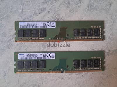 Ram 2×8gb ddr4 3200mhz cl19 رامات