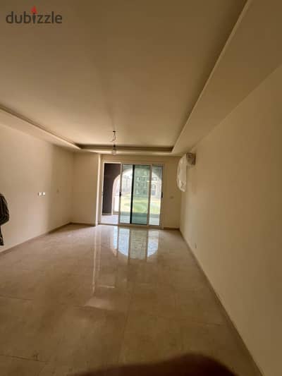 Apartment for sale with 15% discount, immediate delivery, facing Rehab, minutes from Waterway. Ready for viewing with equal installments.