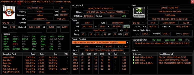 RTX 2060 Ryzen 5 3600 Gaming PC