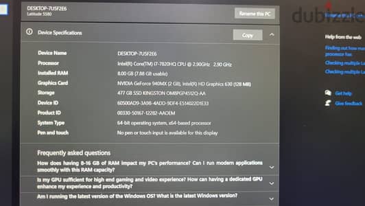 Dell laptop