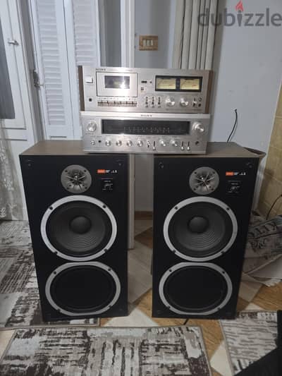sony amplifier radio cassette speakers