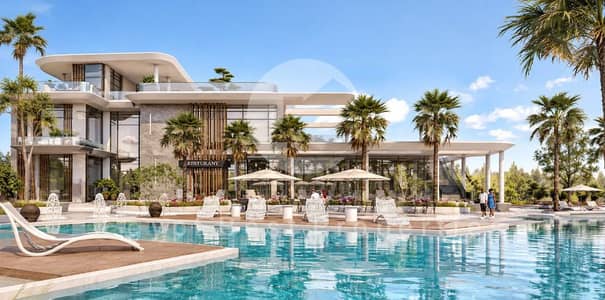 FINISHED 3 BEDROOMS APARTMENT FOR SALE WITH LOWEST DP 5% ONLY POOL VIEW IN EVER WEST IN EL SHEIK ZAYED